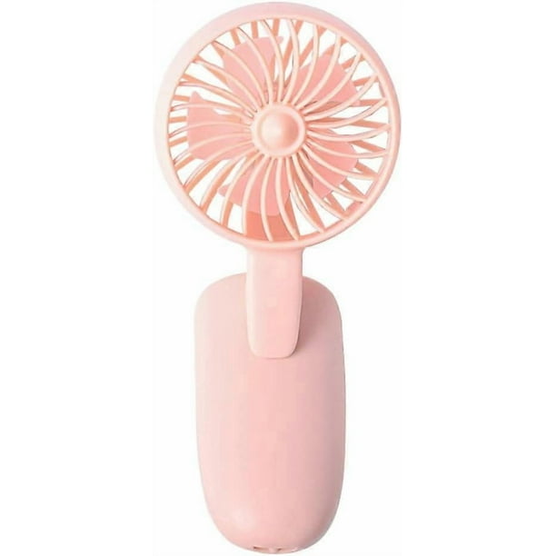 Fan USB fan mini phone clip fan small electric fan portable outdoor handheld fan rechargeable with lanyard small fan (1pack)