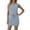 Blue, variant on Workout Skort Sets for Women 2 Piece Crew Neck Sleeveless Tank Top Skirt Sets Casual Athletic Summer Lounge Outfit Hot Pink S