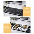 thumbnail image 3 of nqOlkjepod Large Induction Cooktop Protector Mat 31"x24", Grey Tulip Stove Top Covers for Electric Stove, Farmhouse Elegant Flowers Botanical Stove Burner Cover Mats, Glass Top Stove Cover, 3 of 8