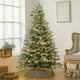 thumbnail image 1 of Juego de 6 adornos navideños dorados con forma de campana | Decoración navideña de plástico para árbol y hogar | Decoraciones festivas de interior para chimeneas, puertas y regalos, 1 of 8