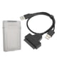 thumbnail image 3 of Cable adaptador SATA enchufable, Cable adaptador de disco duro Adaptador USB dual Caja de protección ABS Salida de alta intensidad, 3 of 8