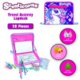 thumbnail image 4 of Kit de dibujo Scenticorns, conjunto de actividades de viaje con escritorio portátil, 4 of 9
