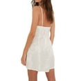thumbnail image 4 of Biezeib Women's Short Mini Dress, Summer Sleeveless Spaghetti Strap Cutout Jacquard Dress, 4 of 5