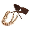 thumbnail image 3 of Sunglasses Neck Strap Thick Acrylic Chain Glasses Holder Cords Shiny Gold, 3 of 3