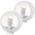 thumbnail image 2 of shiyou-Motion Sensor Night Light Kid (2 Packs), Rechargeable LED Night Light Adjustable Brightness Without Socket, Natural Soft Light for Bedrooms, Bathroom, Hallway, Stair, Wardrobes, 2 of 4