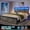 Gray, variant on Queen Bed Frame with Headboard Platform Metal Bed Frame with 4 Storage Drawers & Charging Station