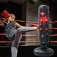 thumbnail image 2 of Elainilye Kids Boxing Pillar, Inflatable Training Sandbag, Vertical Punching Bag for Home Fitness, 2 of 9