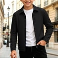 thumbnail image 7 of Mooqilaa Boys Lightweight Jackets Size 14-16, Outdoor Long Sleeve Stand-up Collar Zip up Kids Windbreaker Black, 7 of 7