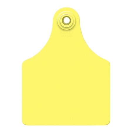 EAR TAG BLANK YELLOW LARGE