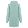 thumbnail image 4 of Spring Savings Clearance Lindreshi Sweatshirts for Women Loose Fit with Hood Women's Fashion Solid Color Hooded Pullover Pocket Thin Guards Dress Hooded Dress, 4 of 4