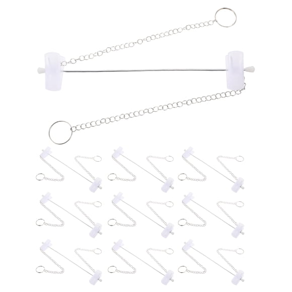 HAMPPLIES 10Ud Cadena Colgante De Hierro Para Exhibición De Ropa En Tiendas Con Instalación Flexible