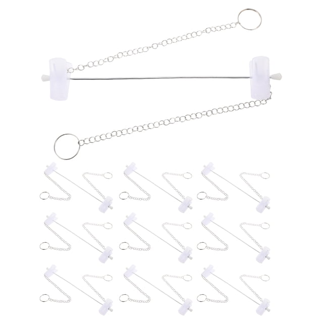HAMPPLIES 10Ud Cadena Colgante De Hierro Para Exhibición De Ropa En Tiendas Con Instalación Flexible