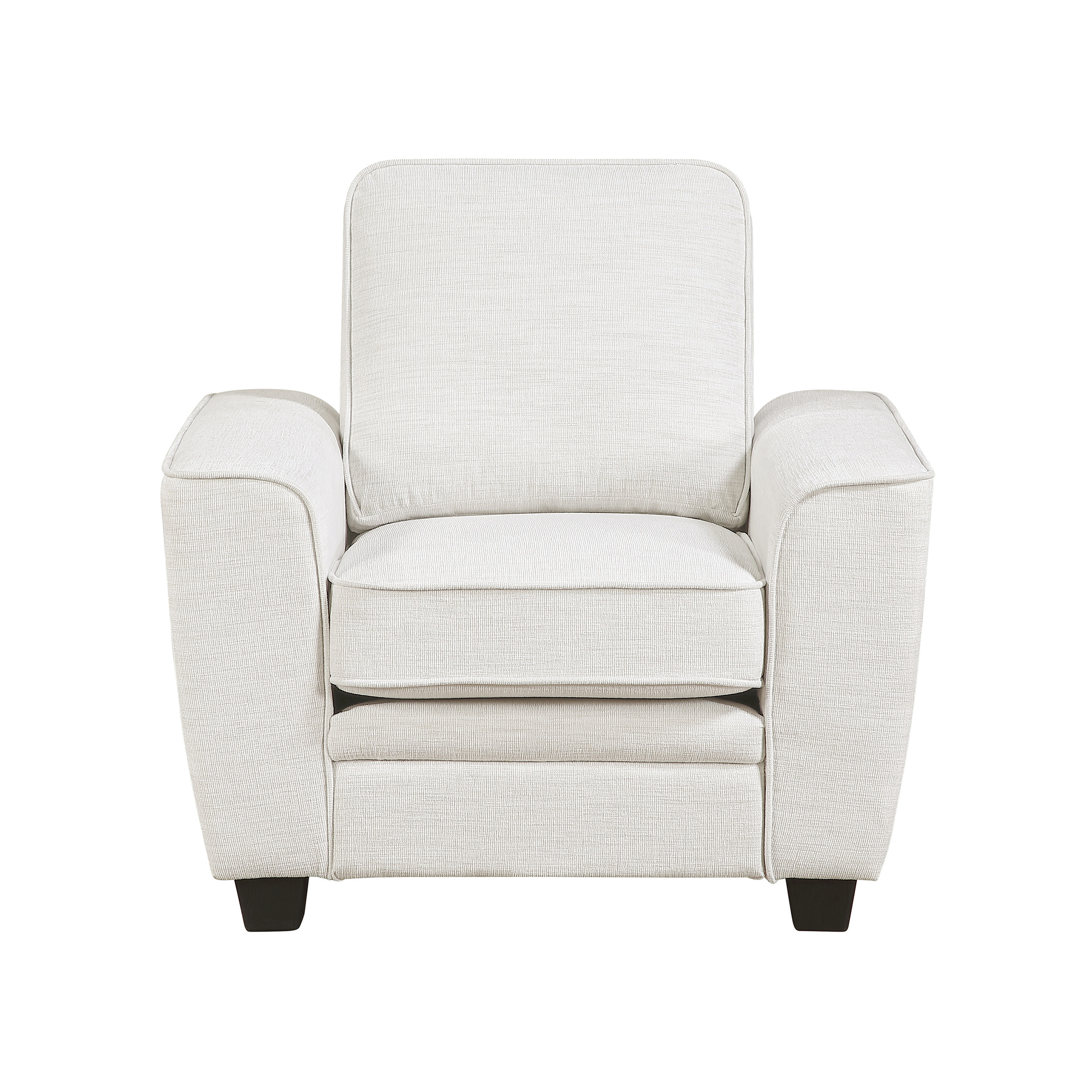 OakvillePark Harpshire Contemporary Chenille Living Room Chair, Beige
