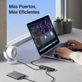 thumbnail image 2 of Hub USB 3.0 UGREEN Negro 4 Puertos 5Gbps 15CM, 2 of 7