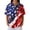 #02 Red, variant on 250 Years Of Freedom T-Shirts for Women 1776-2026 Stars and Stripes Print Button Down V-Neck Polo Shirts Freedom Regular Fit Soft Spring Daily Tees,S,#02 Watermelon Red