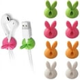 thumbnail image 1 of Cable Clips (8 Pack), Cable Clips Cord Organizer, Wire Holder for Table, Desk, Wall, Car, Computer, 1 of 8