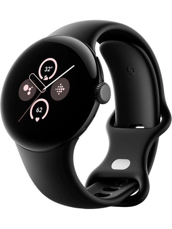 Restored Google Pixel Watch 2 (Wi-Fi + LTE) - Matte Black Alu/Obsidian Sport Band (GD2WG)