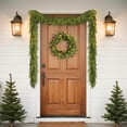 thumbnail image 2 of JOYOOSS Christmas Garland Norfolk Pine Faux Greenery Cedar Real Touch Indoor Outdoor Decorations 9 Ft, 2 of 8