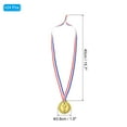 thumbnail image 2 of Uxcell 1.5" Mini Plastic Gold Winner Award Medals 1st Prize Medals with Ribbon for Games Sports 24 Pack, 2 of 7