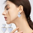 thumbnail image 1 of Pendientes de San Valentín, pendientes de San Valentín para mujer, regalos de San Valentín para ella, pendientes de corazón para mujer, joyería de moda para adolescentes, niñas y adolescentes, pendien, 1 of 7