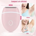 thumbnail image 5 of Afeitadora eléctrica para mujer: compacta, inalámbrica, para usar en seco y húmedo, con doble recortador para una piel suave y rápida, ideal para la línea del bikini y para viajes. BEAUTISILK (rosa), 5 of 5