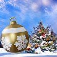 thumbnail image 4 of Bola de Navidad 60cm Inflable PVC Resplandor Inflable (Estilo S), 4 of 5