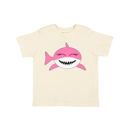 

Inktastic Cute Pink Shark Gift Toddler Boy or Toddler Girl T-Shirt