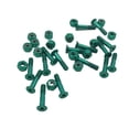 thumbnail image 4 of Advancent Tornillo para monopatín, tornillos de montaje de puente Longboard de acero inoxidable, pernos, tuercas, piezas de repuesto para niños y adultos patinar Verde Advancent OD022035-02, 4 of 6