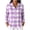 Purple-button down shirts, variant on Hilenly Plaid Button Down Shirts for Women Long Sleeve Work Blouses Wrinkle Free Dress Shirts Business Casual Tops