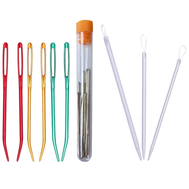 1 Set Hand Sewing Needles Large Eye Bend Needles Sewing Needles Sewing Needles Set for Hand Sewing