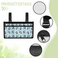 thumbnail image 5 of Jiueut Cartoon Penguin Wheelchair Side Bags for the Armrest Side Bag for Wheelchair Armrest for Women Easy to Install Wheelchair Side Pouches for Drinks and Glasses, 5 of 7
