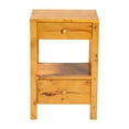 thumbnail image 4 of bali & pari Azmi Modern Nightstand, 2-Drawer, Light Mappa Burl, 4 of 9