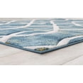 thumbnail image 6 of Allstar Rugs Blue Thunder Modern & Contemporary Rectangular Accent Rug, 6 of 11