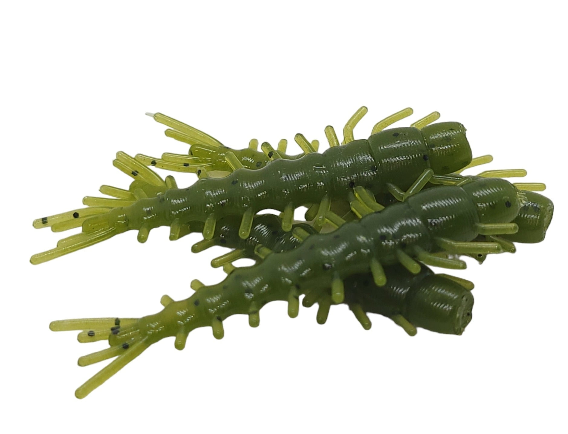 Dr.Fish Hellgrammite - Paquete De 8 Señuelos De Plástico