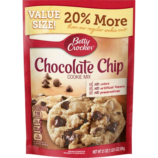 Betty Crocker Chocolate Chip Cookie Mix, 21.0 OZ