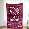 thumbnail image 4 of LHSHID Mom Gifts Birthday Gifts for Mom Blankets Gift Blanket Flannel Soft and Comfortable Anti static Bed Sofa Blanket 60x80in, 4 of 5