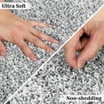 thumbnail image 5 of CAROMIO Area Rug with Shaggy Fluffy Surface Modern Solid Shag Plush Rug Luxury Thick Shaggy Rug for Bedroom Kids Room Living Room, 5' x 8' Gray, 5 of 7