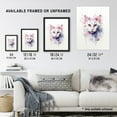 thumbnail image 3 of Pure White Cat Lovers Gift Watercolour Pet Portrait Painting Artwork Artwork Framed Wall Art Print A4, 3 of 5