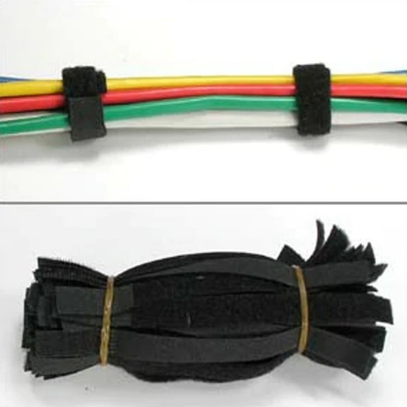 Velcro Strap - 0.5 Inch Width by 6 Inch Length (Pack of 50) By FireFold