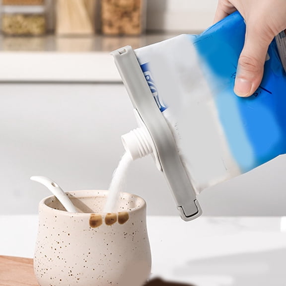 Soimiss 10Pcs Chips Clips Sealer White Storage Bag Clamps for Shop Use