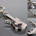 thumbnail image 6 of Naierhg Fashion Mini Guitar Pendant Rhinestone Key Ring Chain Keyring Keychain Gift, 6 of 6