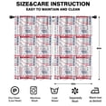 thumbnail image 2 of Blackout Kids Curtains,Baseball Terms and Icons Pattern Childrens Insulated Curtains Set Of 2,Bedroom Essentials,Toddler Room Decor 52"x84", 2 of 5