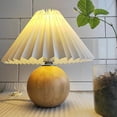 thumbnail image 3 of Pleats Lampshade Table Lamp Standing Lamps Japanese Style Pleated Lampshade Creative Desk Lamp Shad, 3 of 3