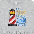 thumbnail image 4 of Inktastic Be the Light in the Storm Lighthouse Girls Toddler Dress, 4 of 5