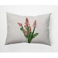 thumbnail image 1 of Simply Daisy, 14" x 20" Bluebell Red Floral Decorative Outdoor Pillow, 1 of 3