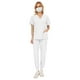 thumbnail image 1 of Conjuntos de uniforme médico para mujer, top y pantalón de uniforme médico, manga corta, ropa de trabajo moderna y suave para M, 1 of 9