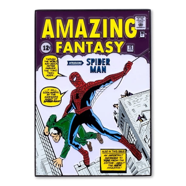 Arte original esmaltado de Pin Spider-Man Amazing Fantasy No. 15