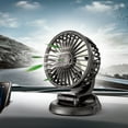 thumbnail image 4 of Soumake Car Fan Folding Strong Wind PP USB Rechargeable Desk Fan for Automobiles, 4 of 7