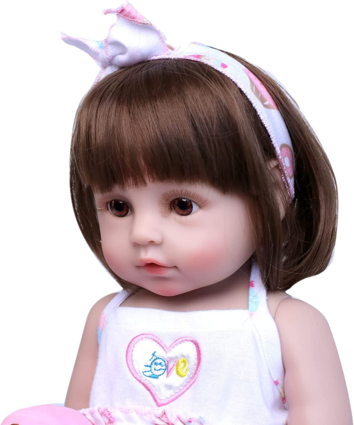 Lifelike Reborn Baby Dolls 18 Inch Realistic Newborn Girl Baby Doll with  Doll Clothes & Accessories Best Birthday Set for Girls Age 3+