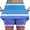 Blue, variant on Women's High Waisted Jogging Skirts with Pockets - Lightweight Sports Yoga Skirts for Summer Workouts